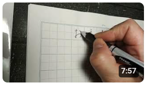 右手の硬筆 記録#2